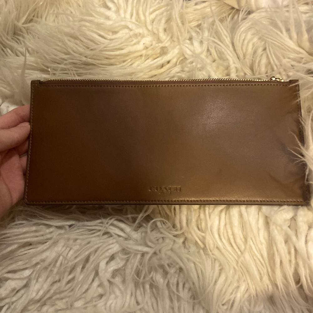 leather coach bag